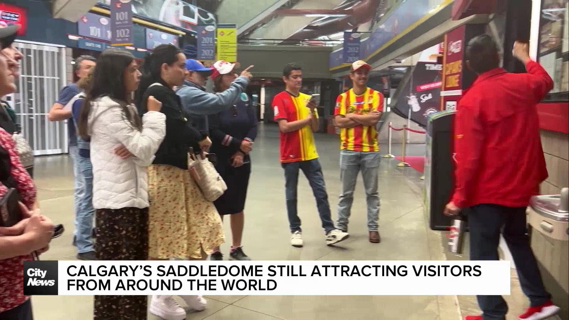 Calgary’s Saddledome still attracting visitors from around the world