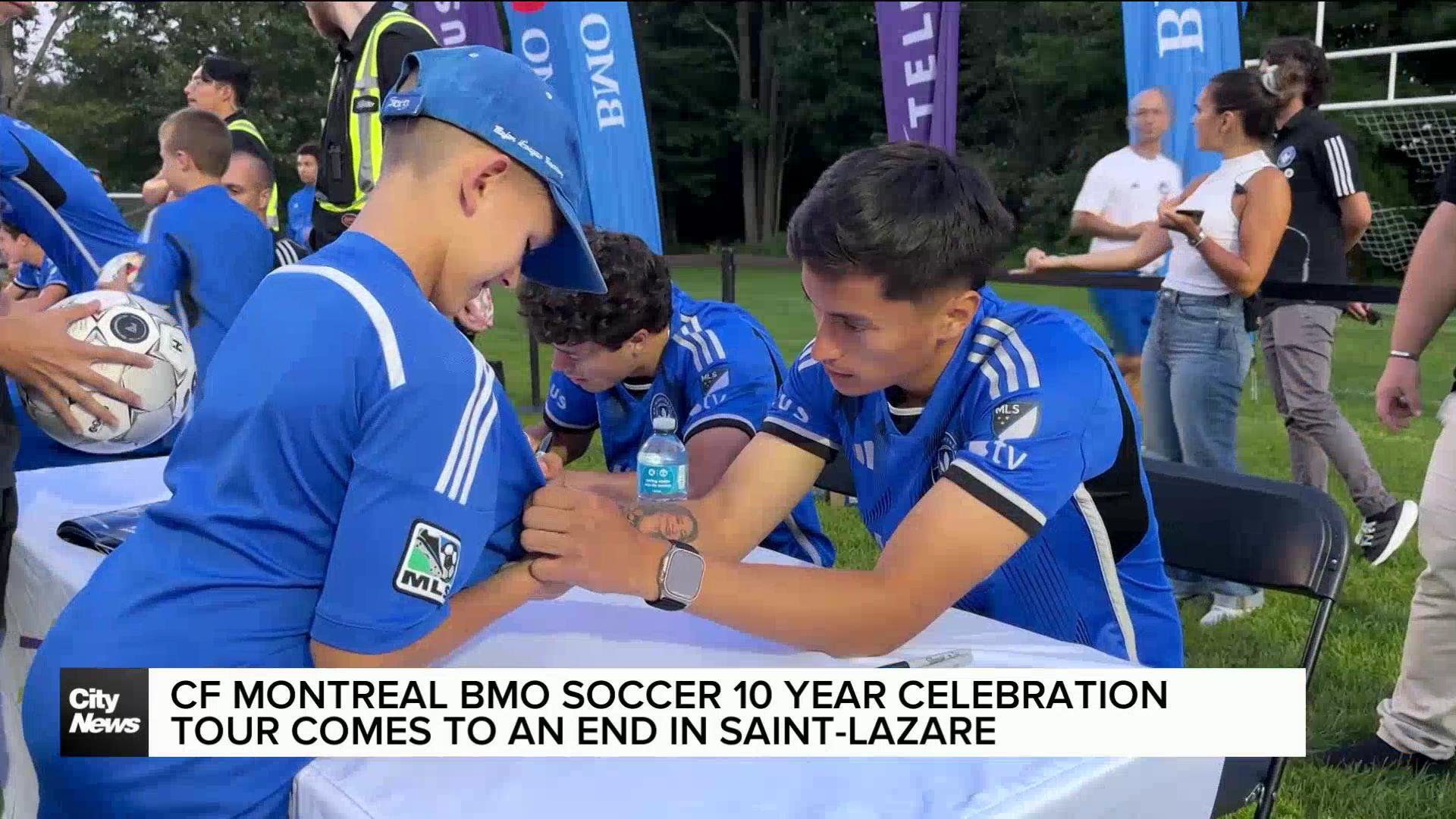 CF Montreal fan event makes a stop in Saint-Lazare