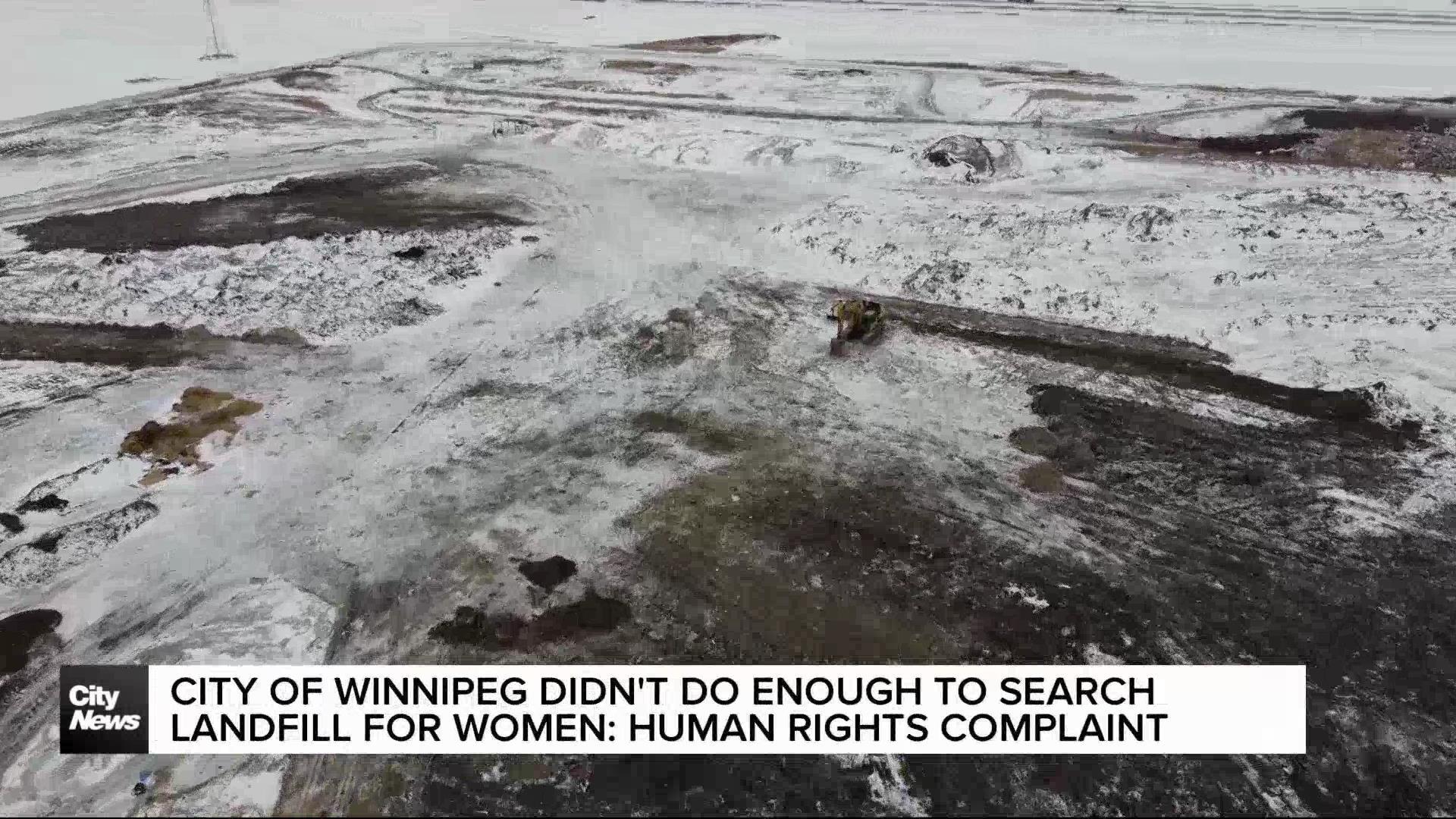 Human rights complaint filed against city of Winnipeg over search of landfills