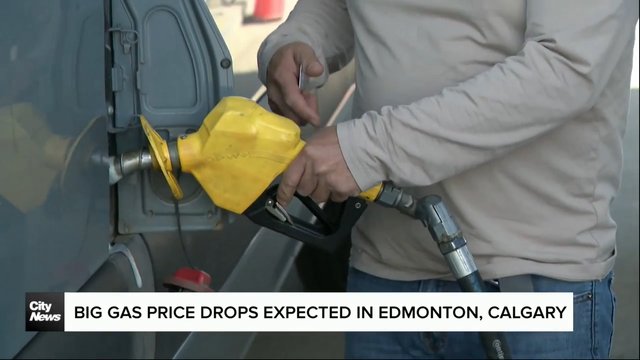 Gas and diesel prices predicted to drop in Edmonton and Calgary