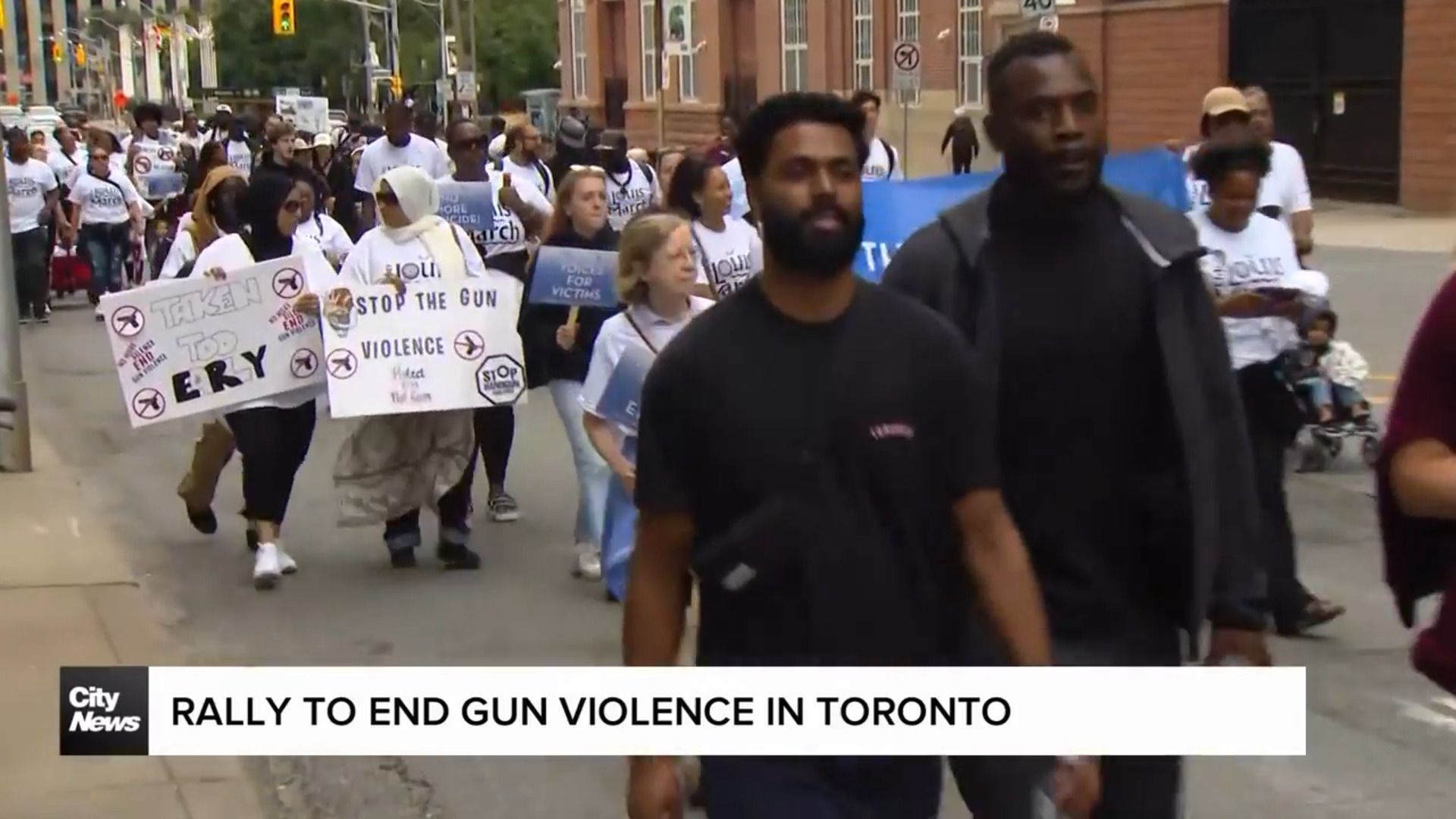 Rally to end gun violence in Toronto