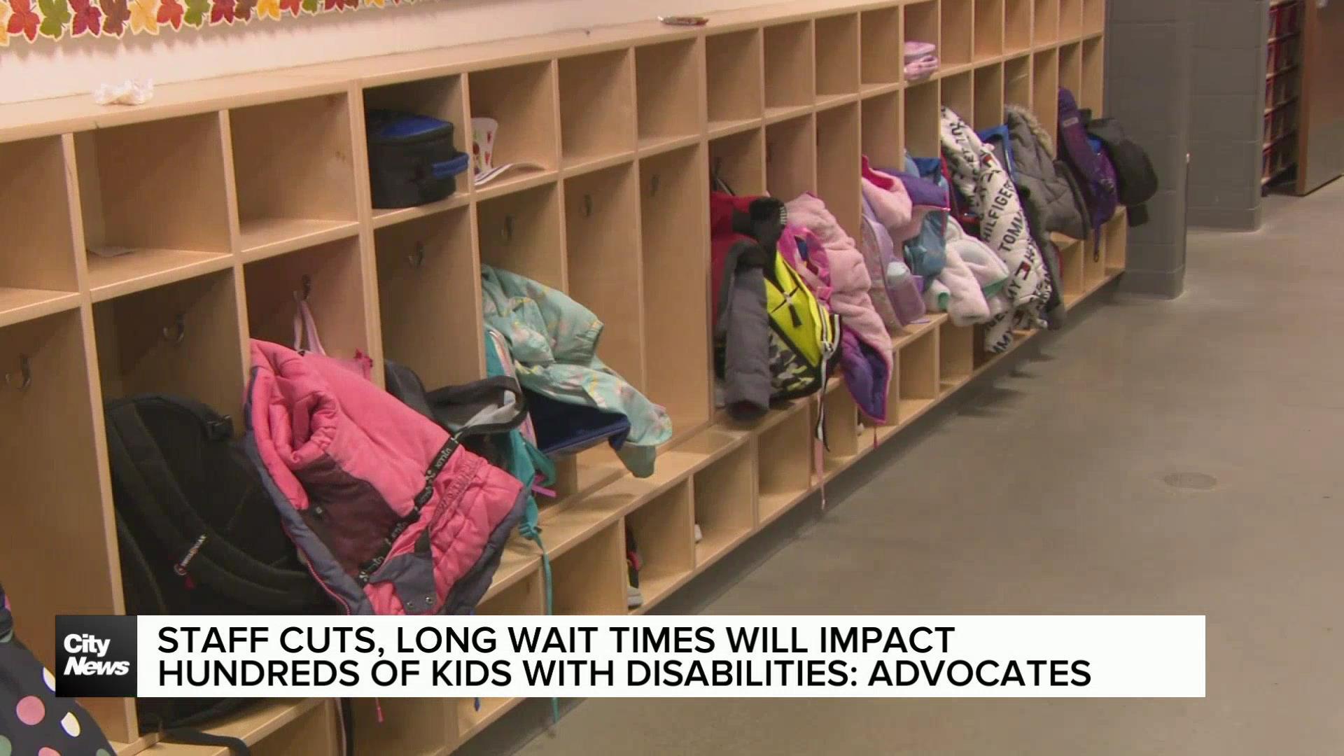 Staff cuts, long wait times to access essential services will impact hundreds of kids with disabilities: advocates