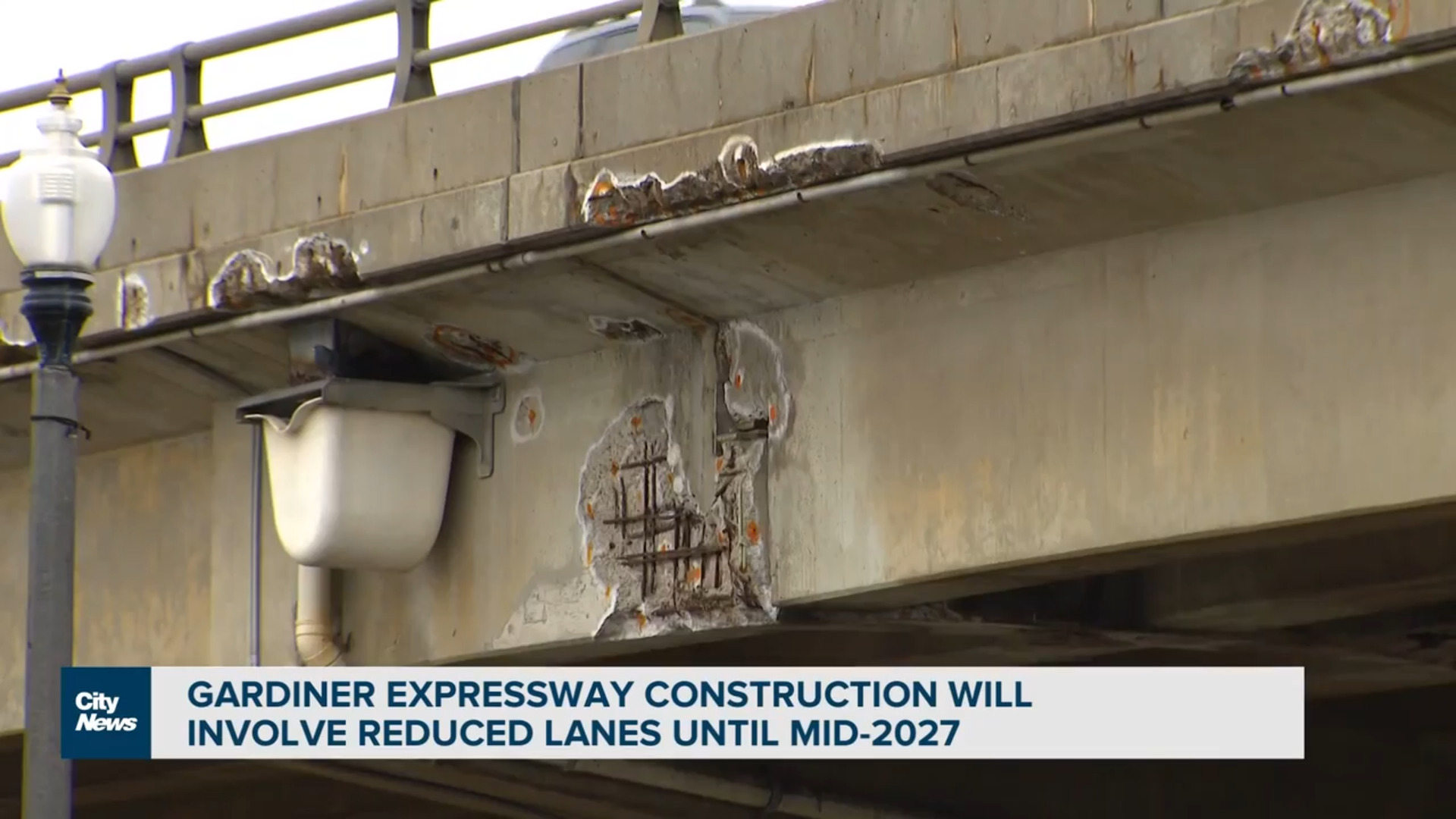 Impending Gardiner Expressway lane closures to last until 2027