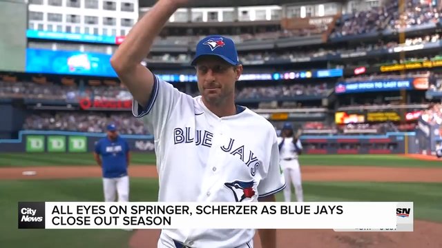 Blue Jays fans celebrate what could be Springer & Scherzer’s final game