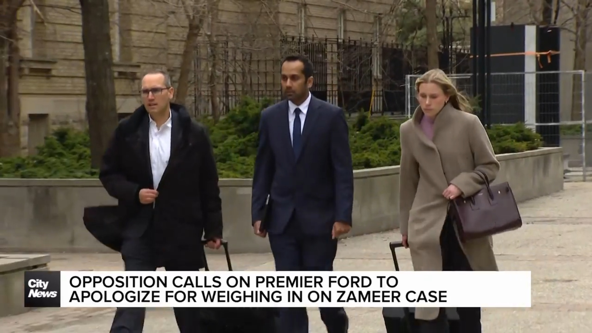 Opposition calls on Premier Ford to apologize for weighing in on Zameer case
