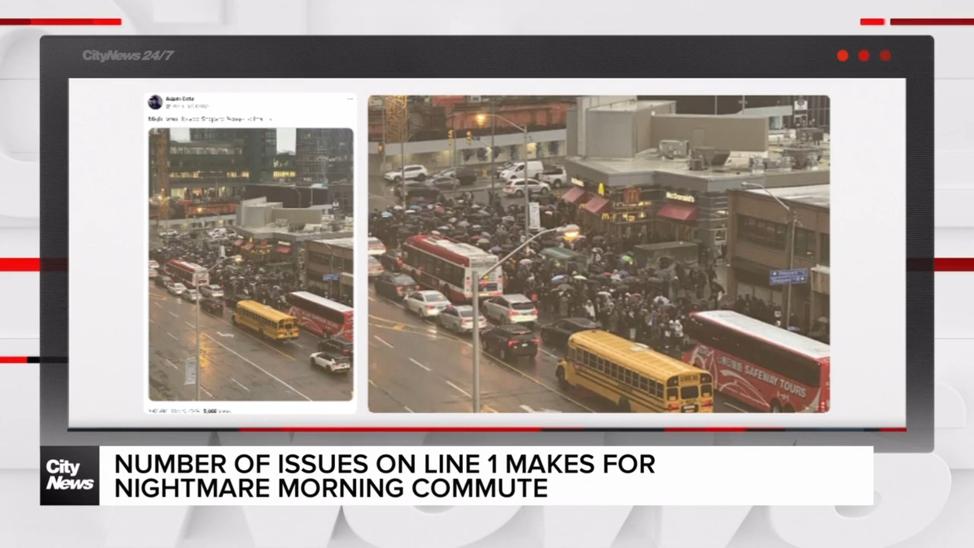 TTC Line 1 disruptions cause major delays for morning commuters