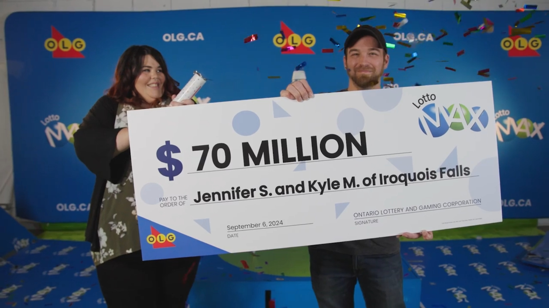 Young northern Ontario family win $70M Lotto Max on first ticket purchase ever