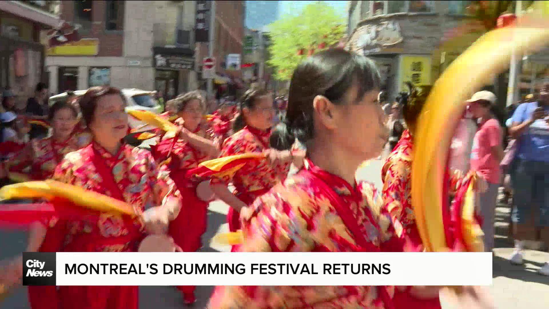 The Multicultural Drumming Festival returns to Montreal's Chinatown