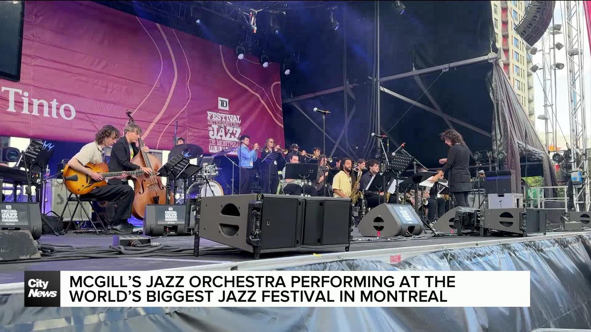 McGill’s Jazz Orchestra perform at the world’s biggest jazz festival