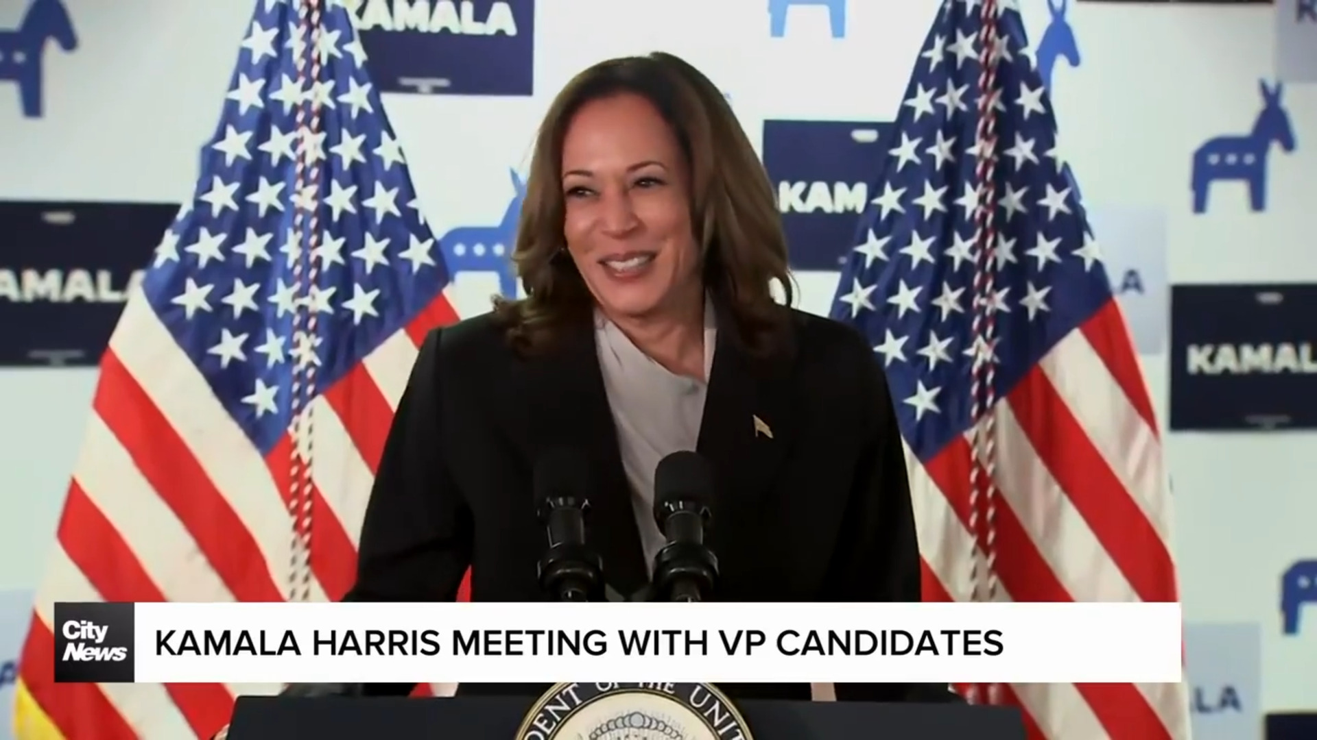 Kamala Harris meeting with VP candidates, narrows list to six