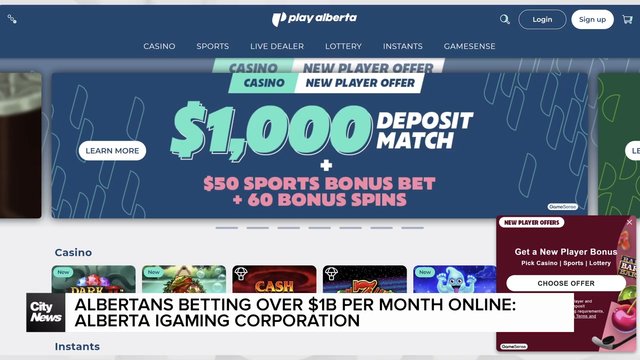 Albertans betting over $1B per month online: Alberta igaming Corporation