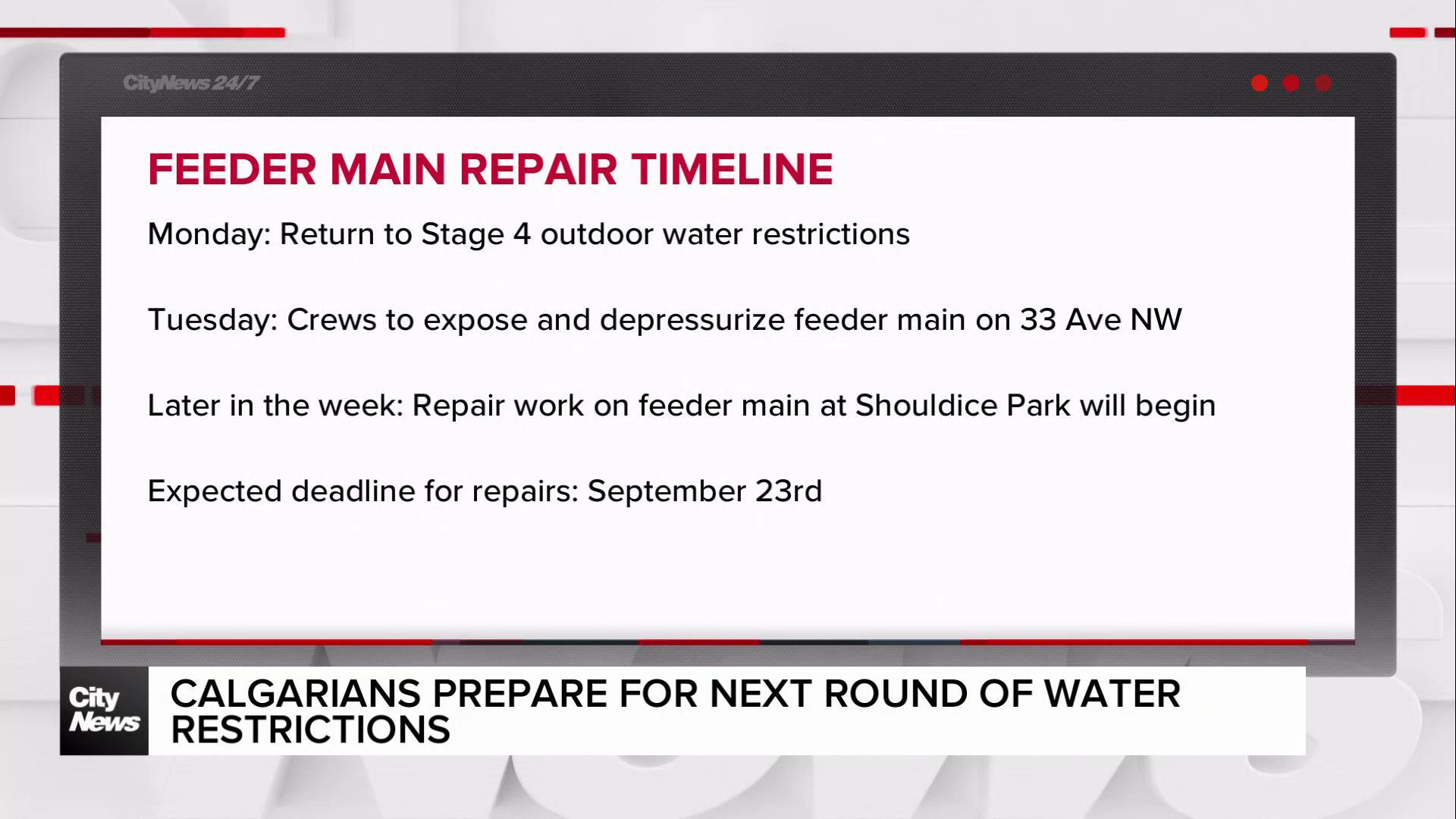 Calgarians prepare for next round of water restrictions