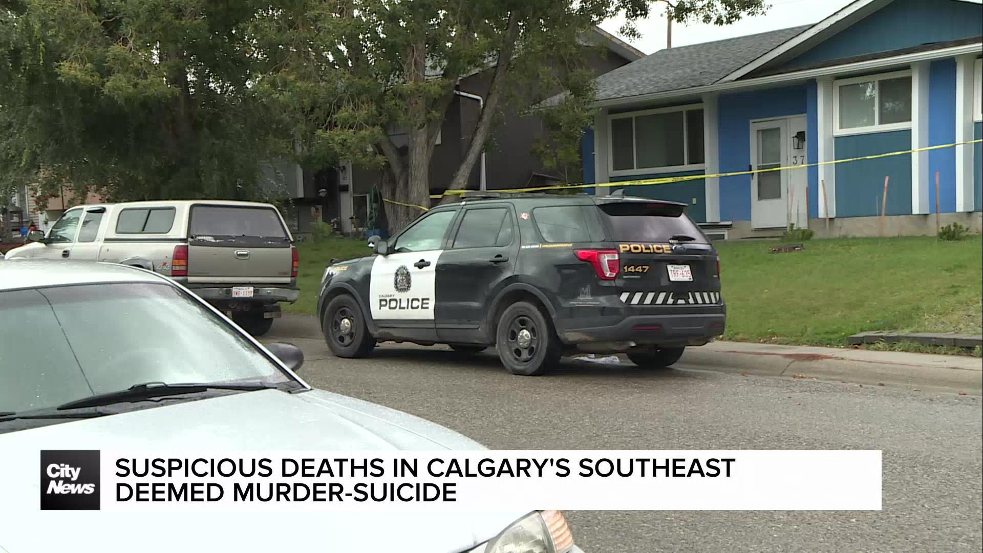 Police say two found dead at SE Calgary home were victims of murder-suicide