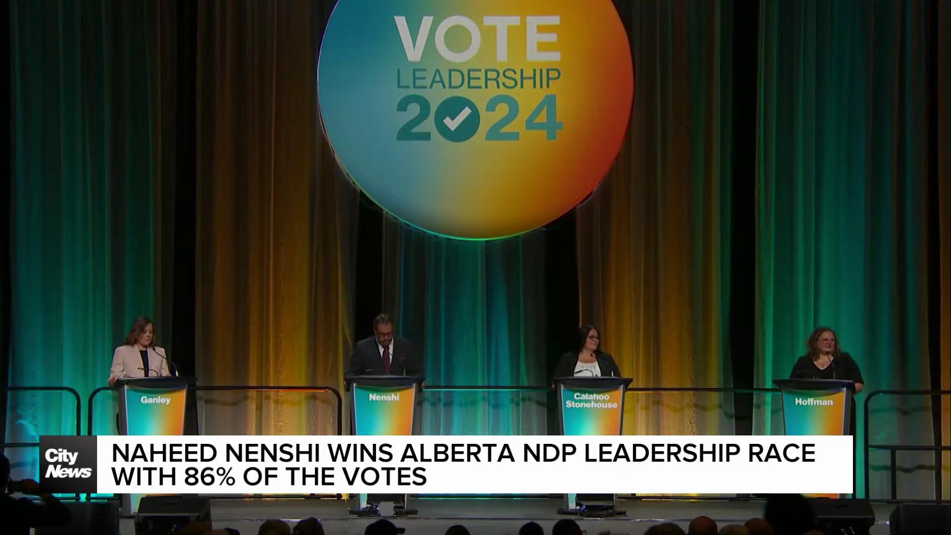 Naheed Nenshi wins Alberta NDP leadership
