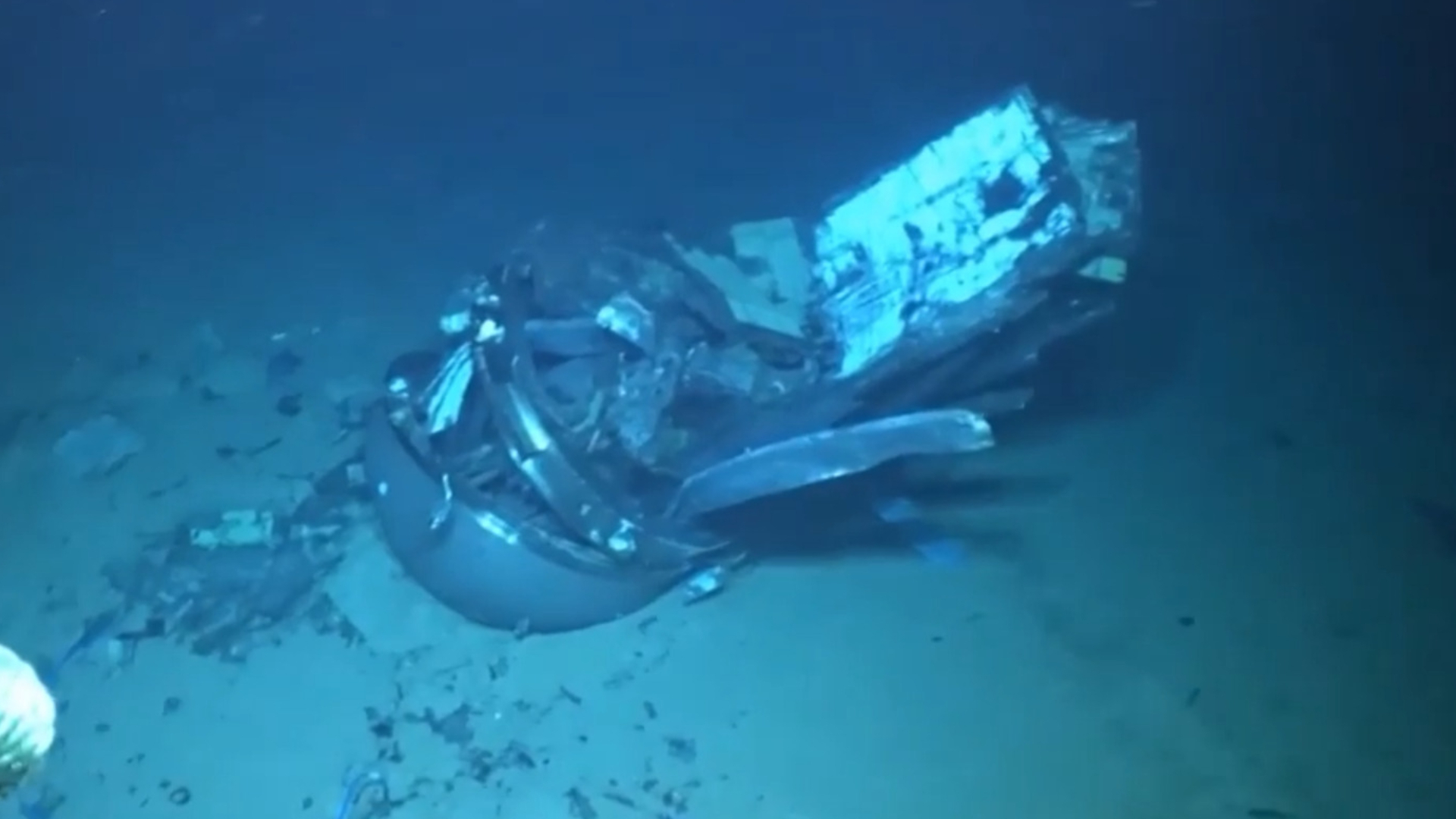 New video released of Titan submersible on ocean floor