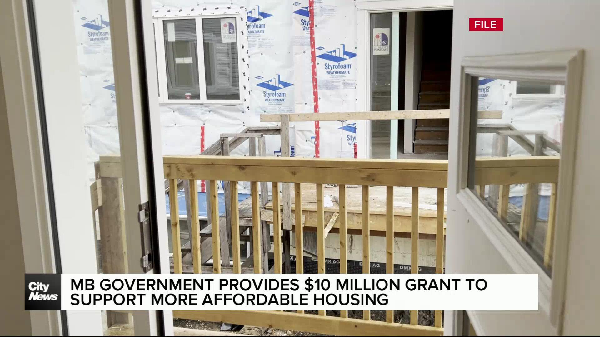 Manitoba government invests $10 million to provide more affordable housing