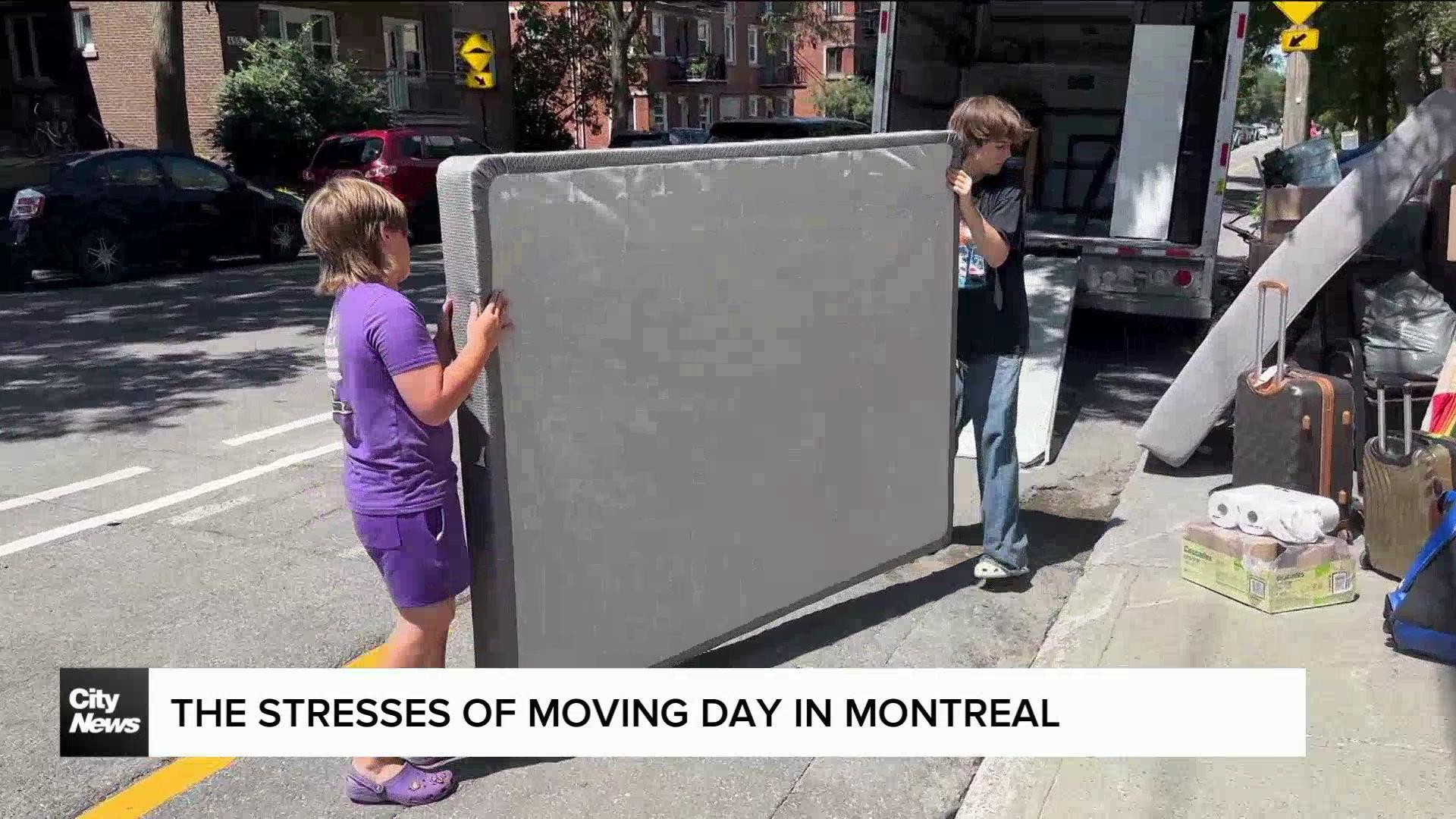 The stresses of Moving Day in Montreal