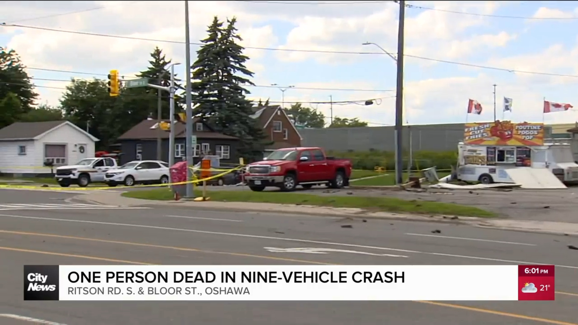 1 dead, 8 injured after crash in Oshawa: police