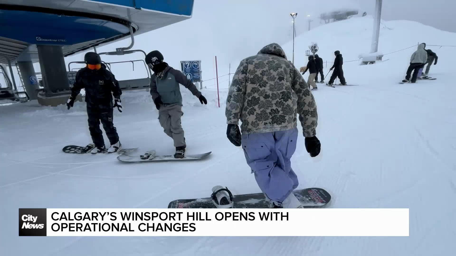 Calgary's WinSport hill opens with operational changes