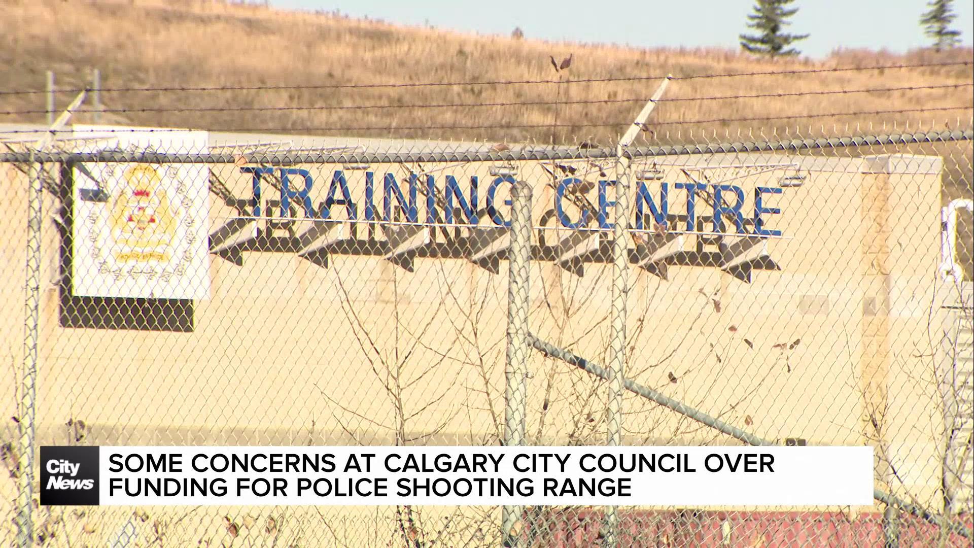 Some concerns at Calgary City Council over funding for police shooting range