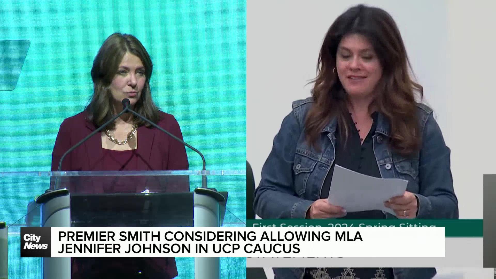 MLA Johnson may be allowed back in UCP