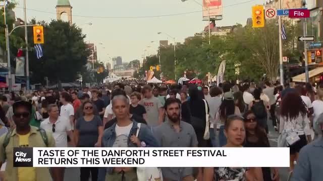 Taste of the Danforth street festival returns this weekend