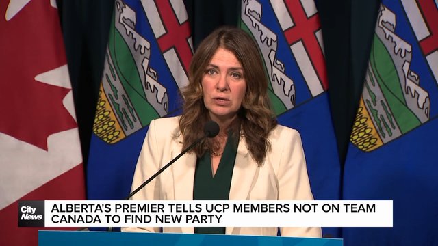 Alberta's premier tells UCP members not on team Canada to find new party