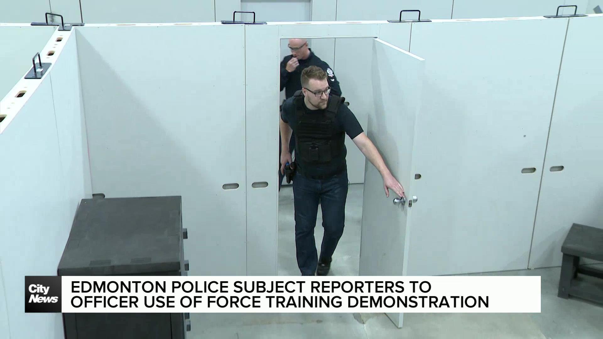 Edmonton Police subject reporters to Use of Force training