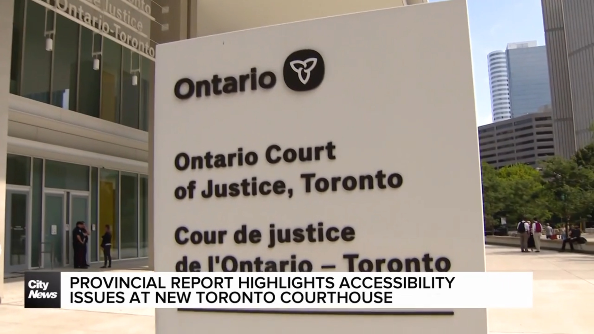 Provincial report finds multiple accessibility issues at newest Toronto courthouse