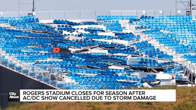 Rogers Stadium shut for season with AC/DC show cancelled