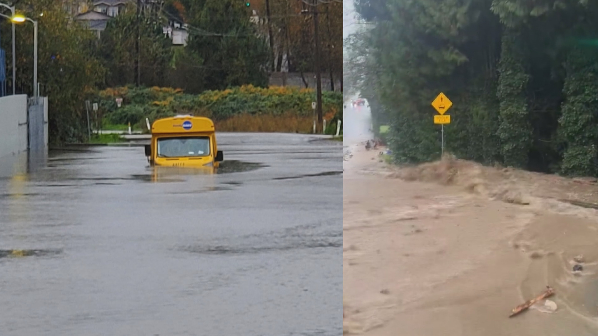 Atmospheric river causes flash flooding in parts of Metro Vancouver