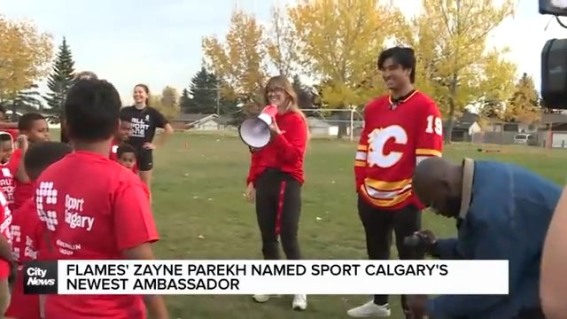 Flames' Zayne Parekh named Sport Calgary’s newest ambassador