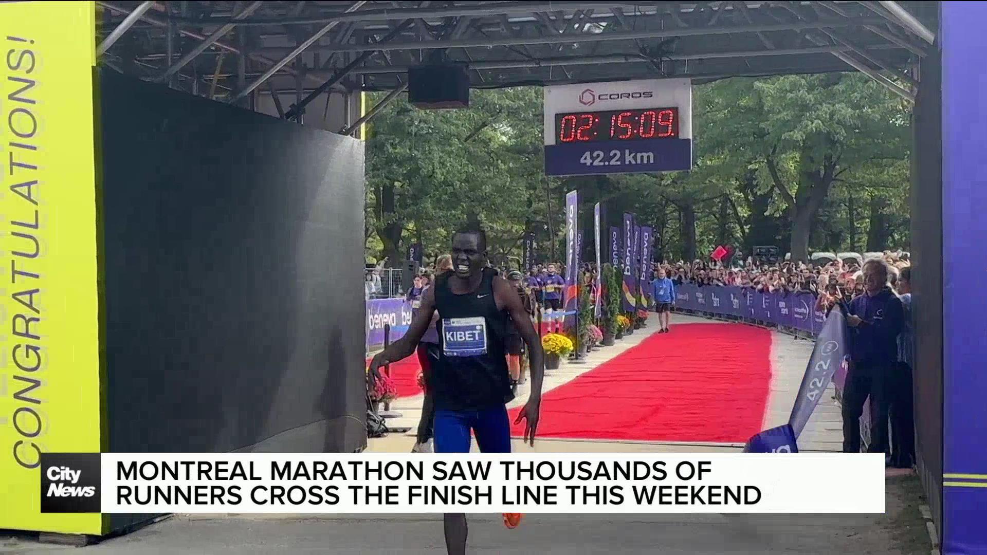 32nd edition of the Montreal marathon took place this weekend