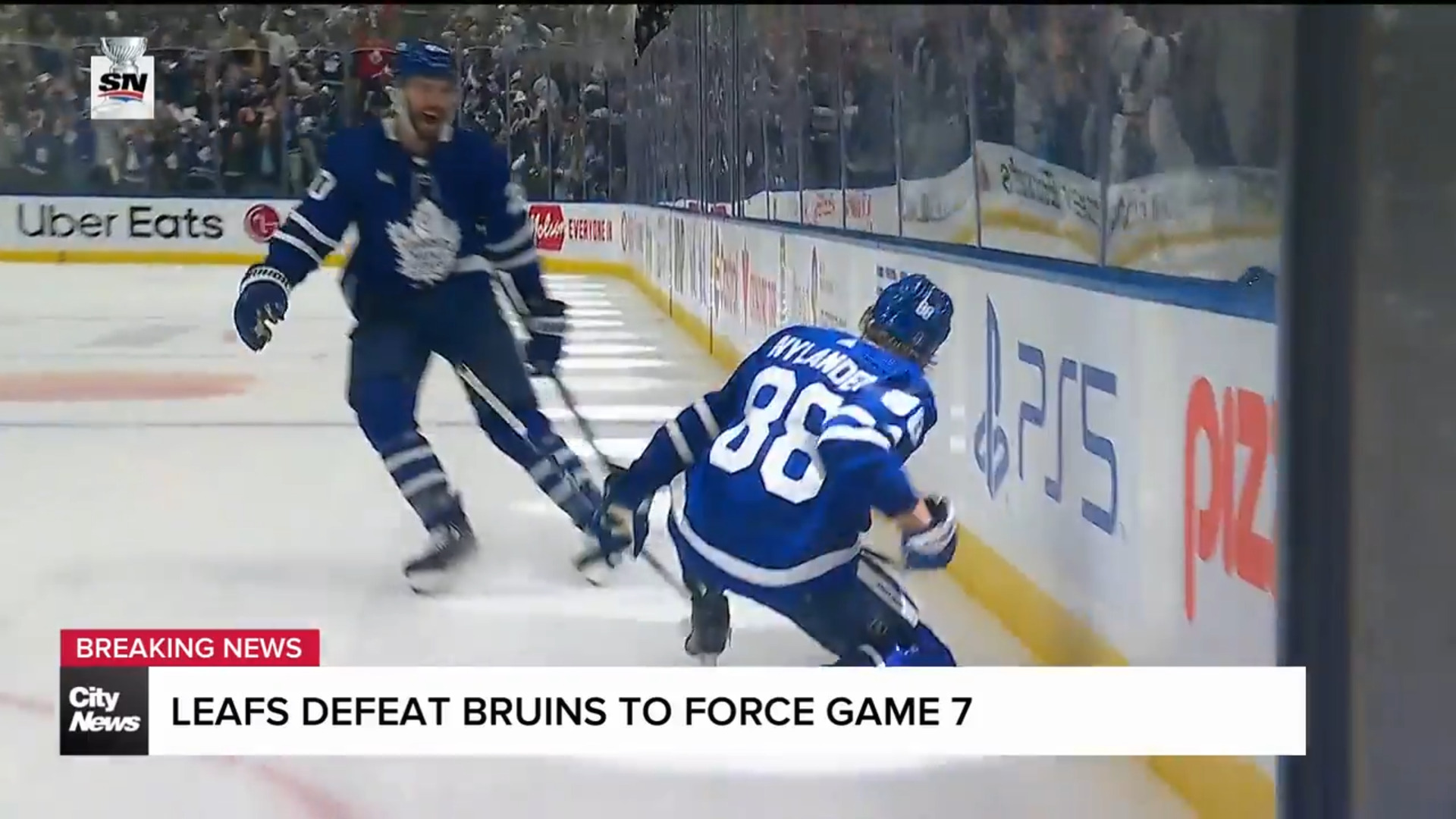 Maple Leafs force Game 7 vs. Bruins
