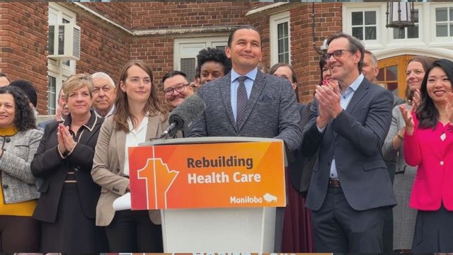Wab Kinew pokes fun at President Trump, announces 17 new psychiatrists hired in Manitoba