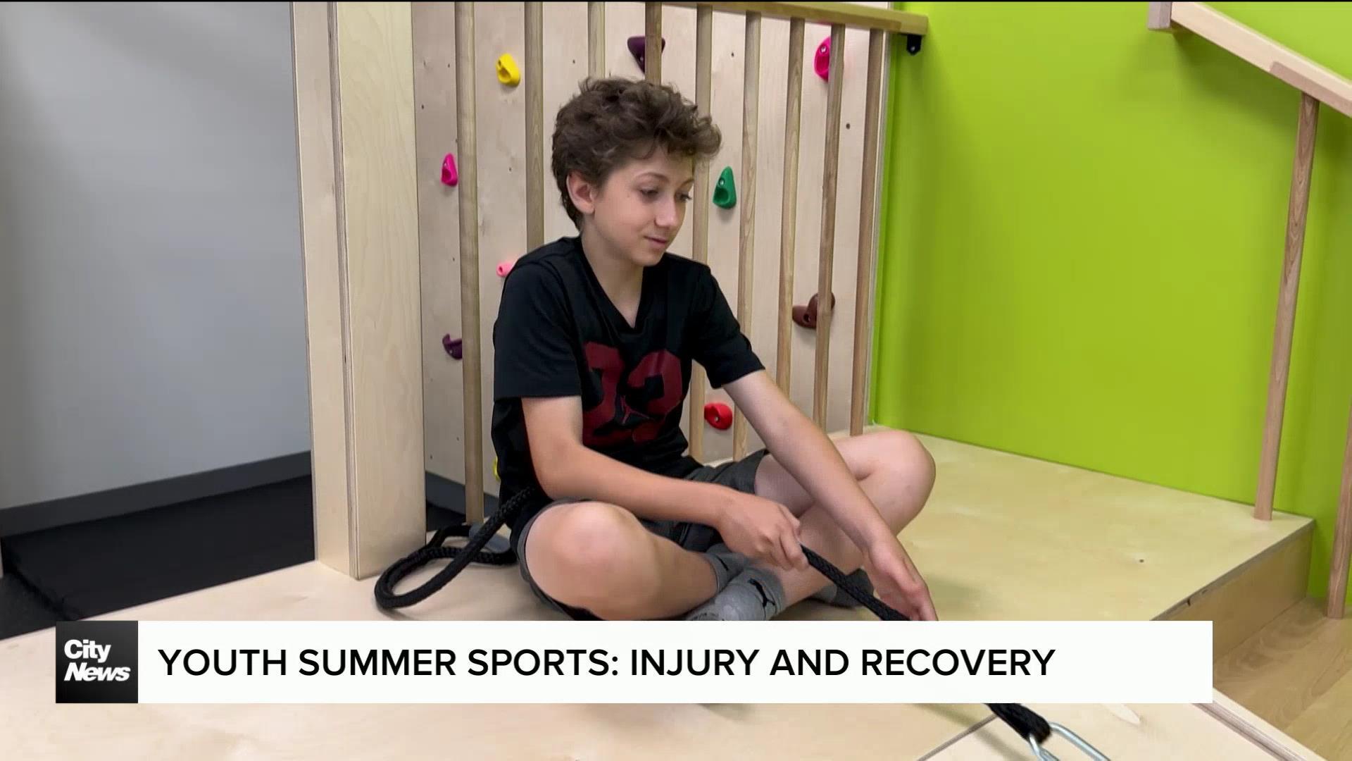 Recovering from youth summer sport injuries like an adult