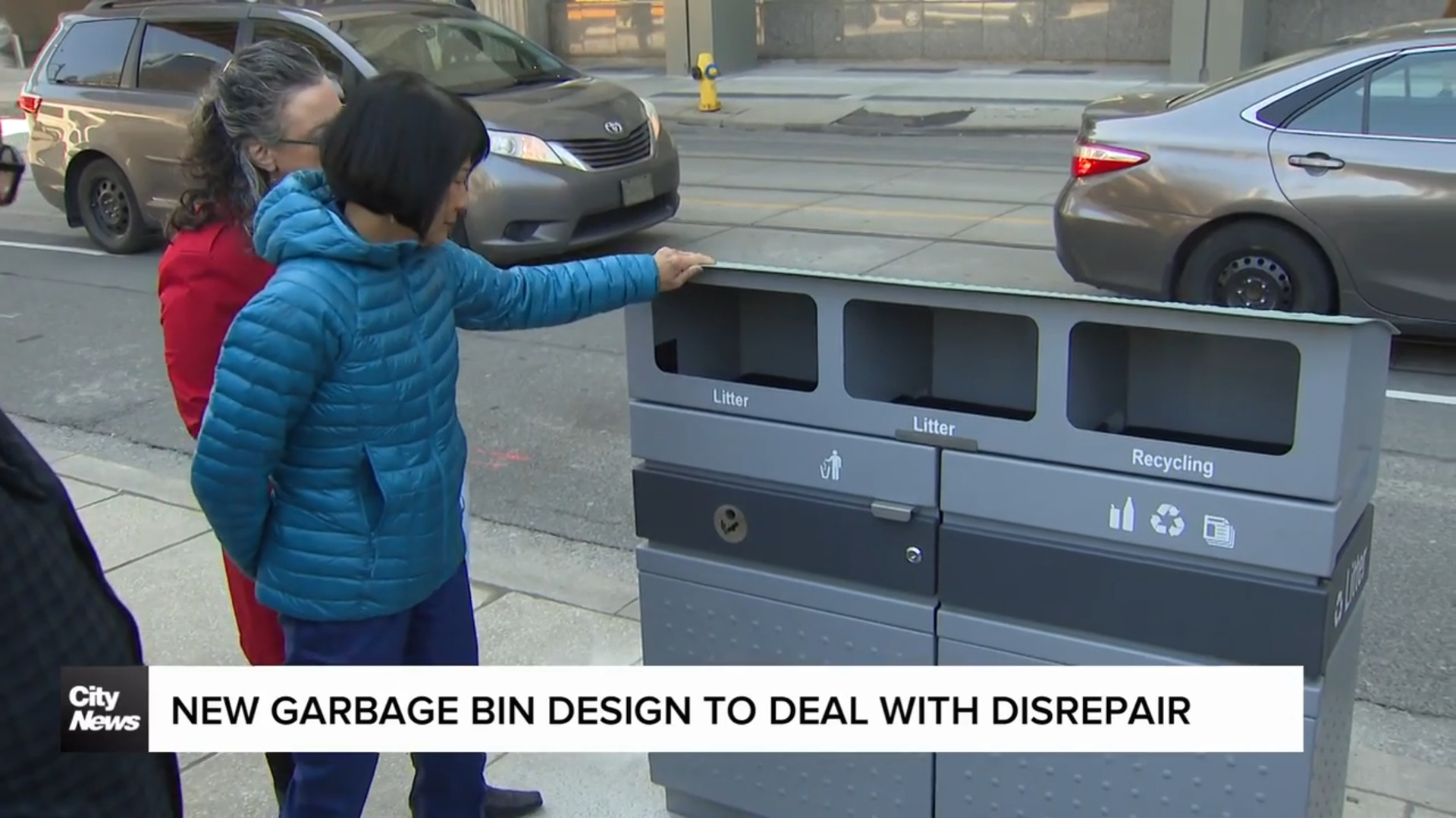 Street litter bins redesigned after years of trash talk and disrepair