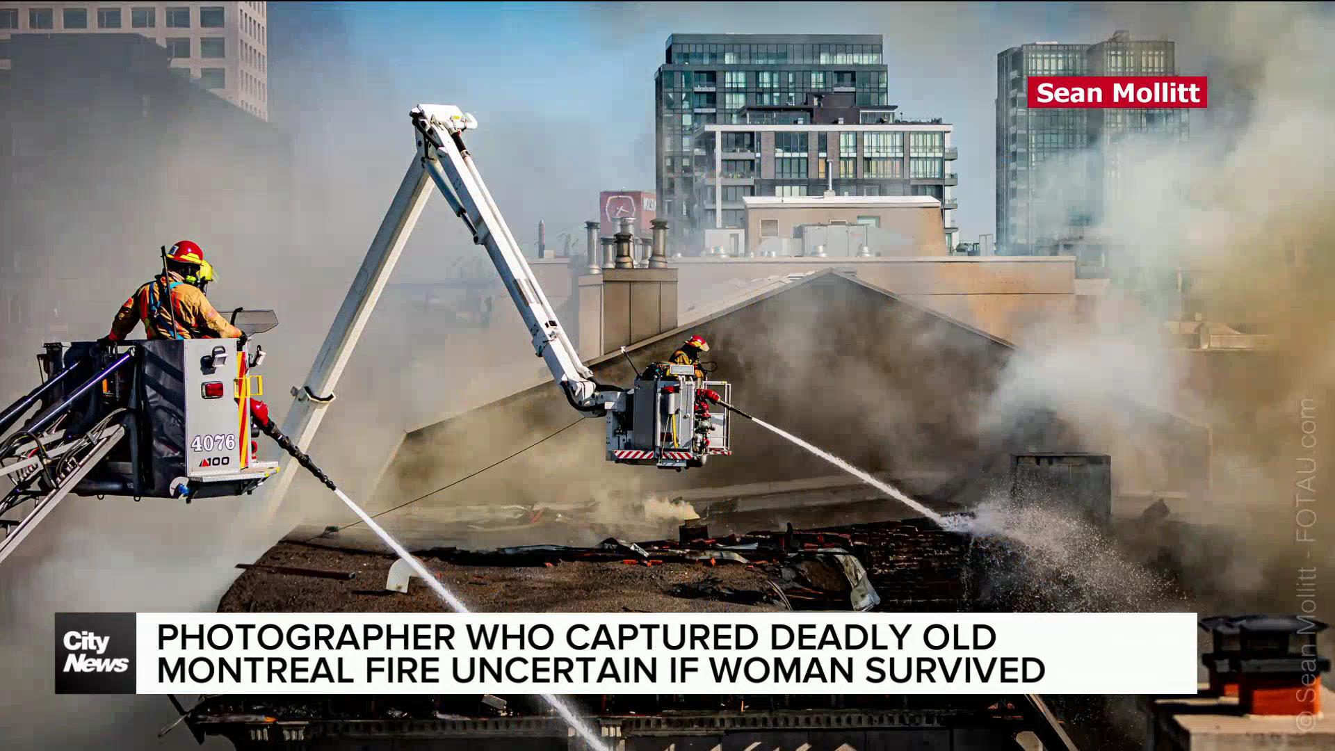 Photographer who captured deadly Old Montreal fire