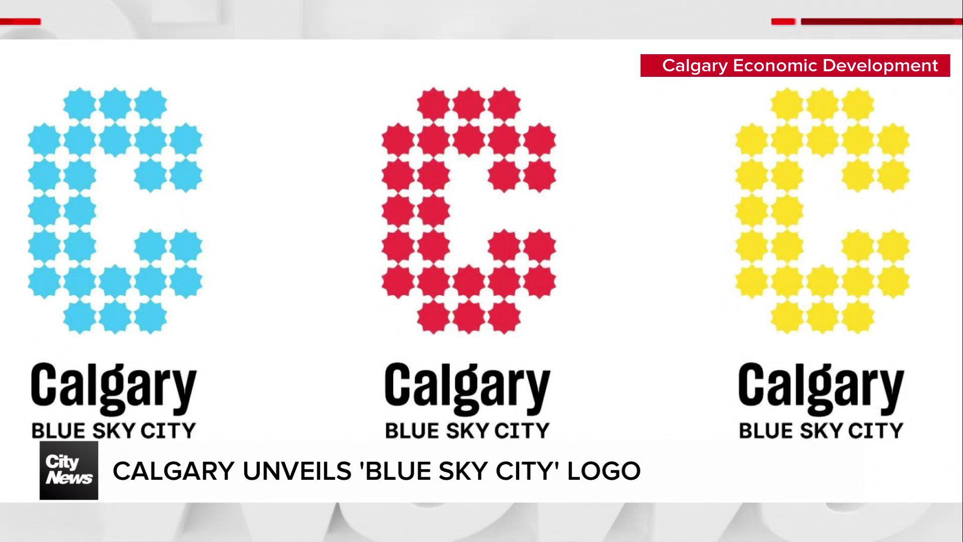 Calgary unveils 'Blue Sky City' logo