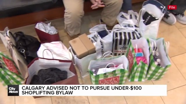 Calgary advised not to pursue under-$100 shoplifting bylaw