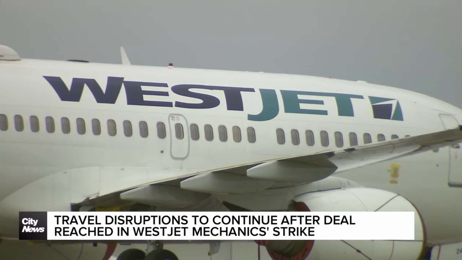 Travel disruptions to continue after tentative agreement ends WestJet mechanics’ strike