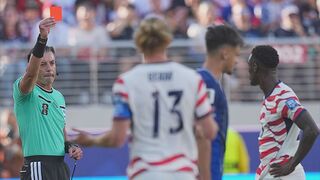 Trump challenges FIFA on U.S. striker's red card, Balogun allowed to play