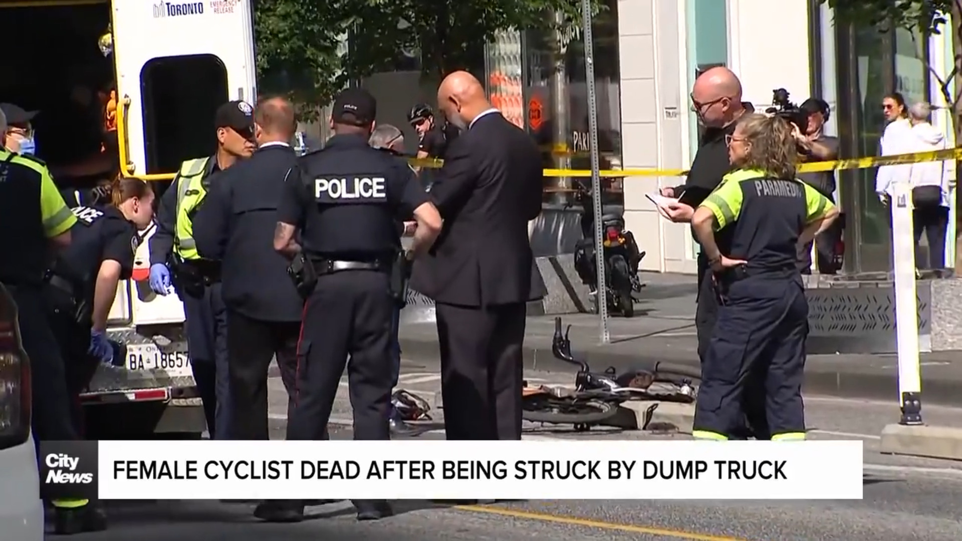 Woman killed after being struck by dump truck in Yorkville while on her bike