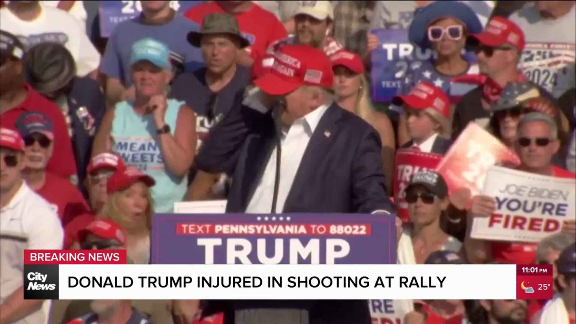 Donald Trump injured in shooting at Pennsylvania rally