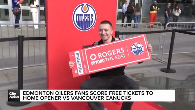 Edmonton Oilers fans score free tickets to home opener