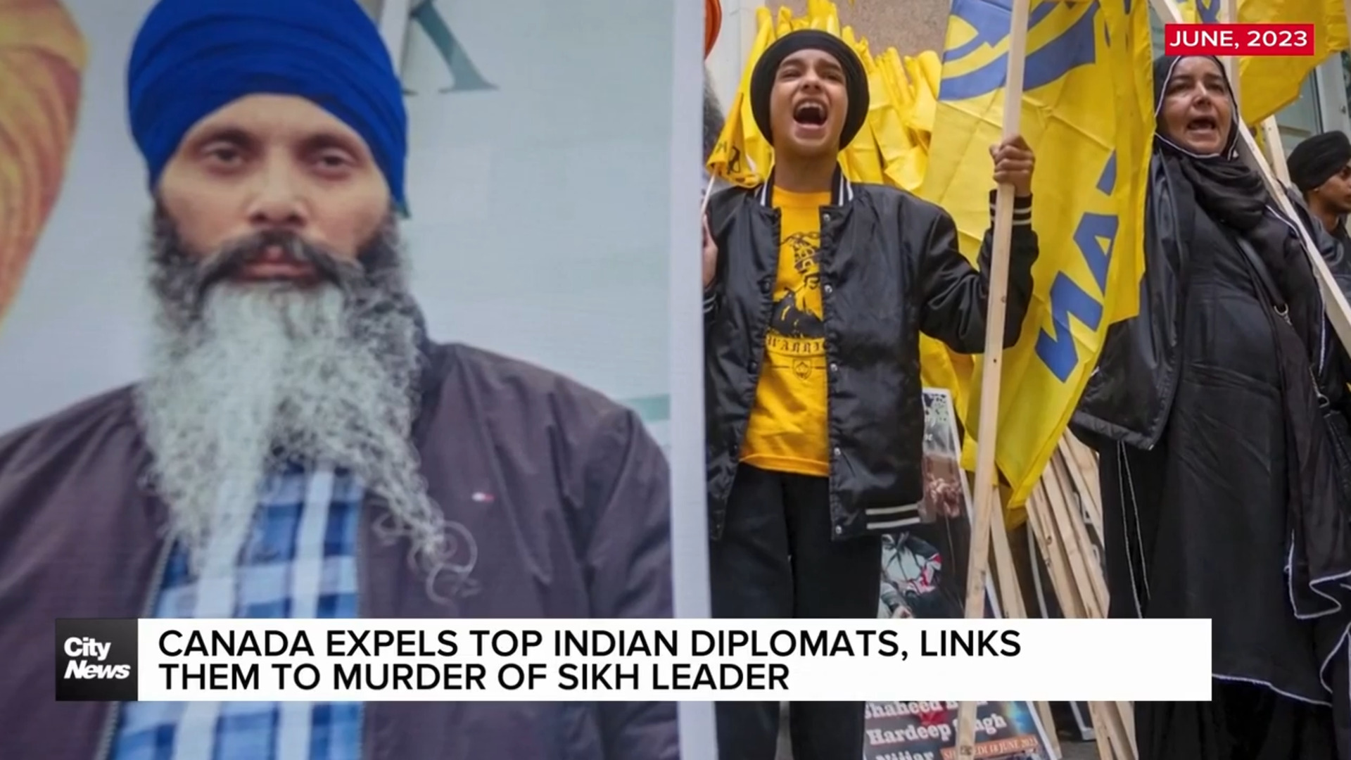 Canada expels top Indian diplomats, links them to murder of Sikh leader