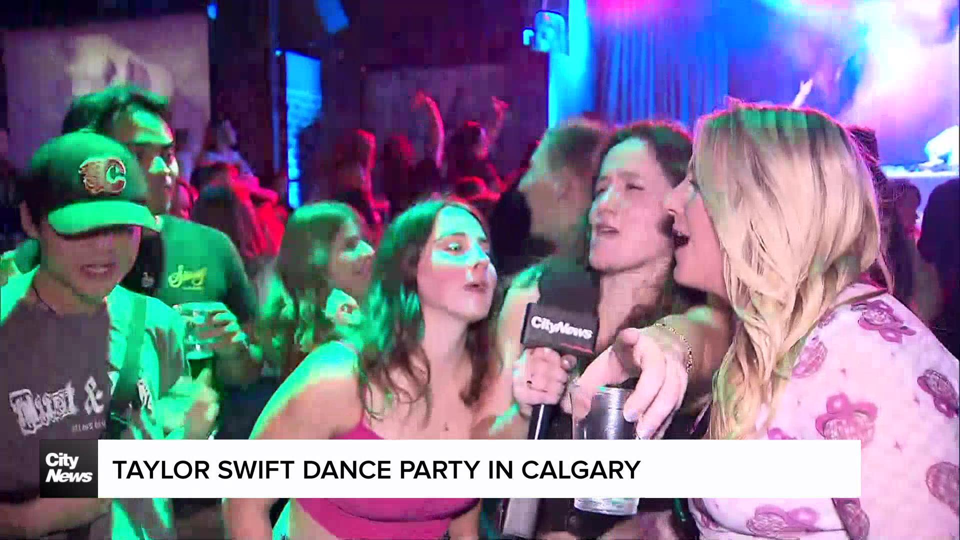 Taylor Swift dance party in Calgary