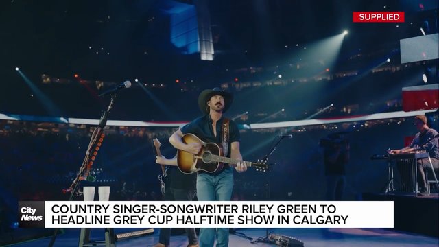 Country singer-songwriter Riley Green to headline Grey Cup halftime show in Calgary