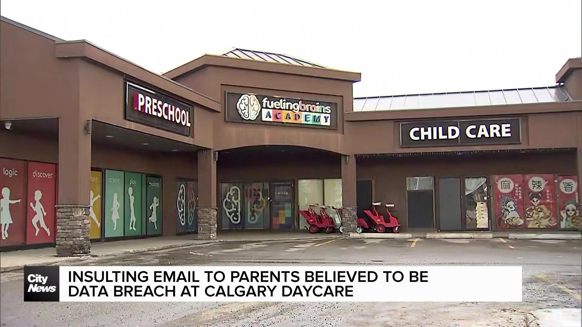 Insulting email to parents believed to be data breach at Calgary daycare