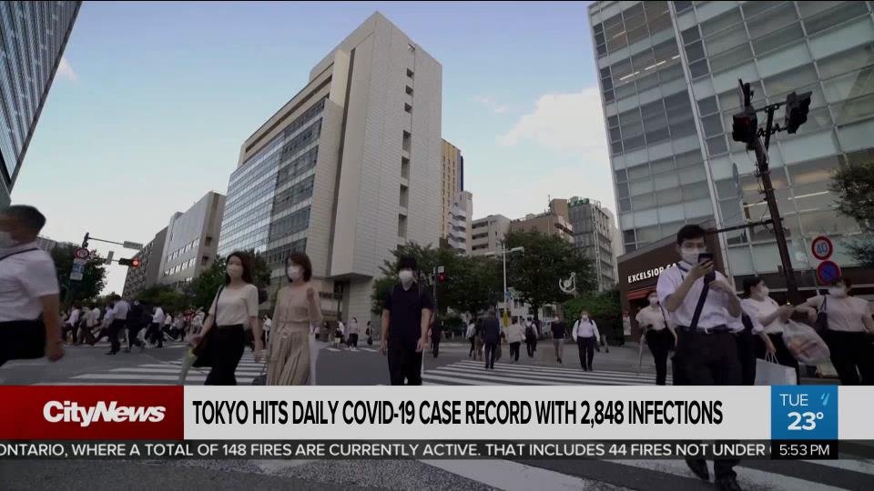 Tokyo confirms record daily cases